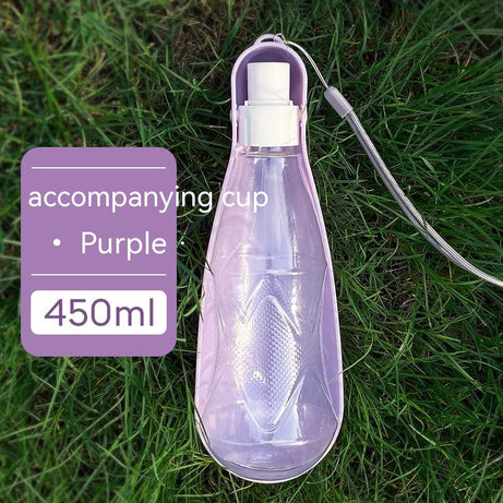 Pet Water Cup Outdoor Portable Folding Dog Bottle 550ml Large