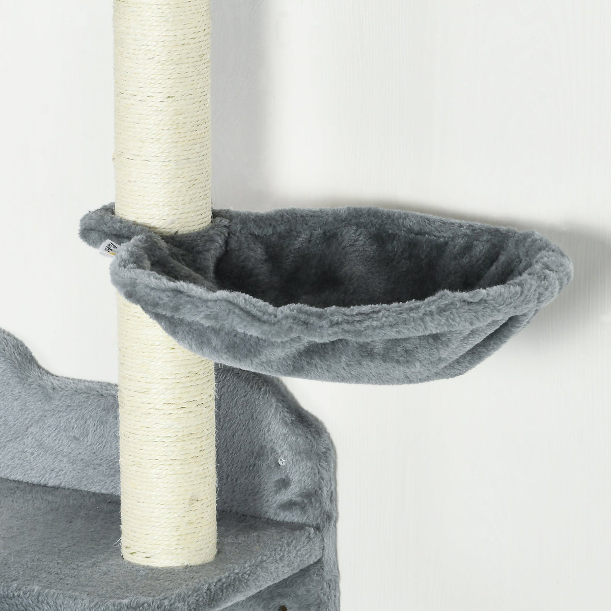 4 Piece Cat Shelf With Scratching Post Wall-mounted Tree For Indoor