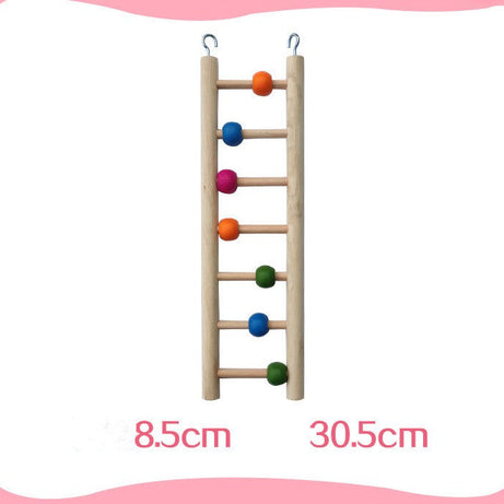 Parrot Bird With Toy Supplies Swing Ring Aerial Ladder Climbing