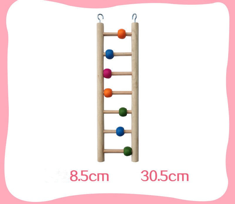 Parrot Bird With Toy Supplies Swing Ring Aerial Ladder Climbing