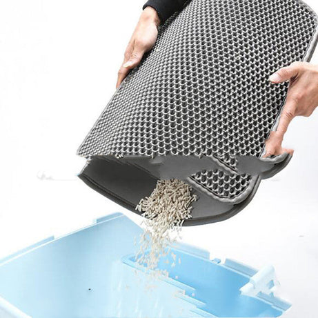Eva Pet Cat Dog Double-layer Washable Litter Mat