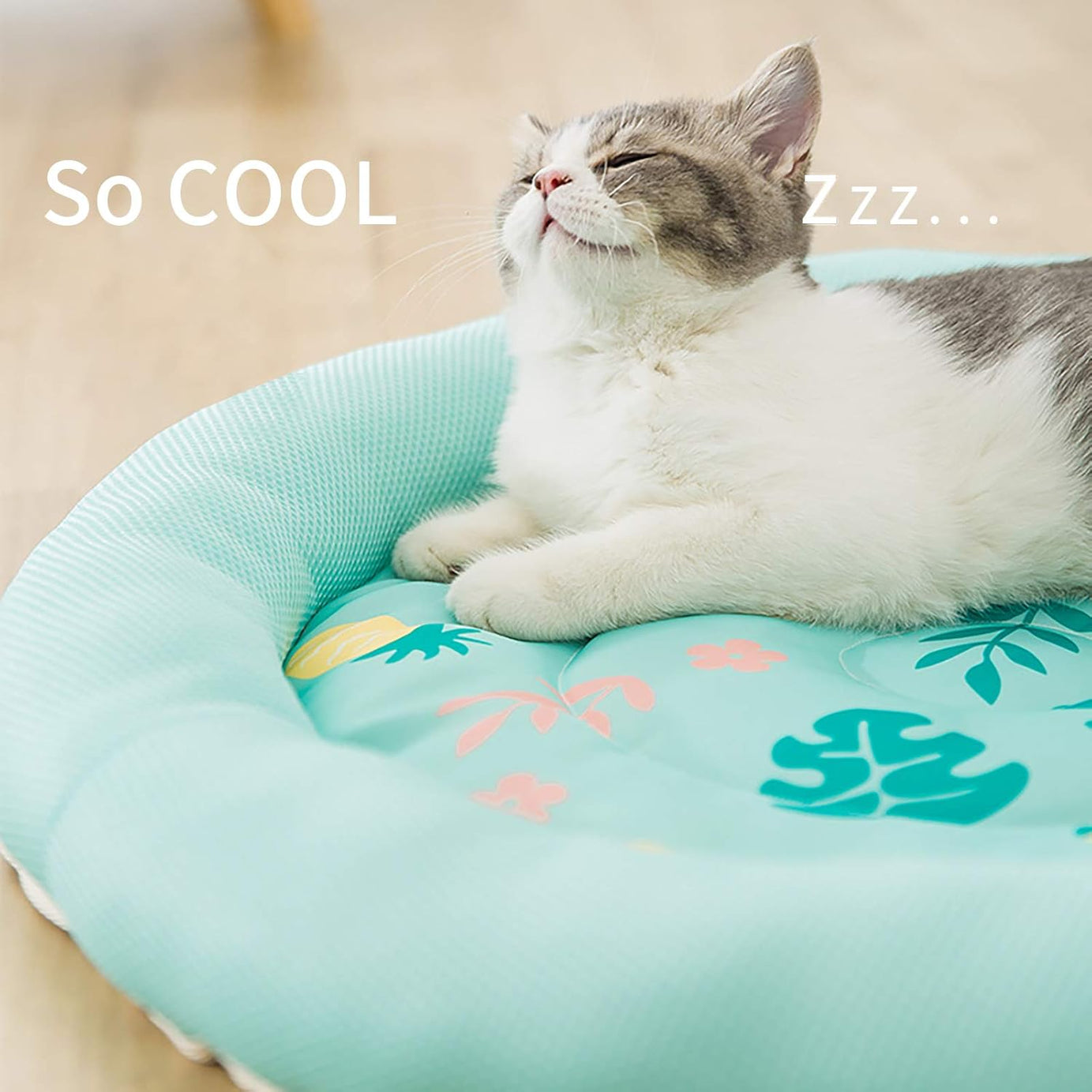 Cooling Dog Bed Soft Summer Ice Pet Pad Cushion For Small Sleeping