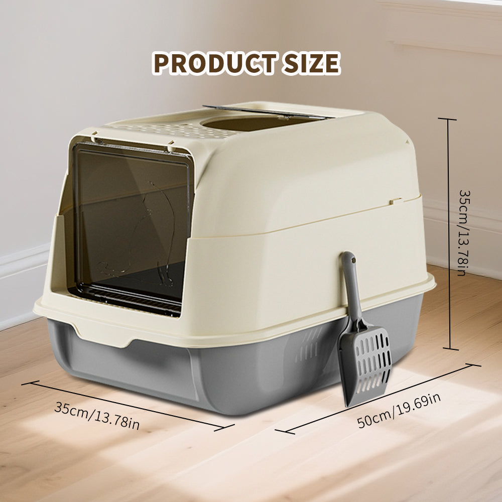 Only Self Pickup---double-door Cat Litter Box