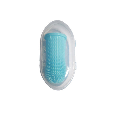 Soft Silicone Pet Finger Toothbrush With Case
