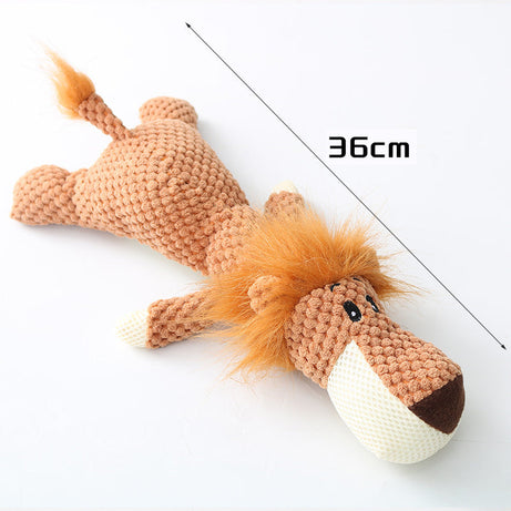 Plush Cartoon Puppy Dog Toy Pet Chew Squeak Toys For Small Dogs