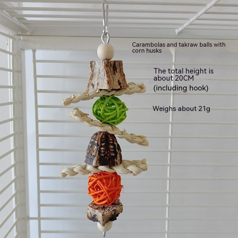 Parrot Toys Bite Supplies Bird Stand Rod Cage
