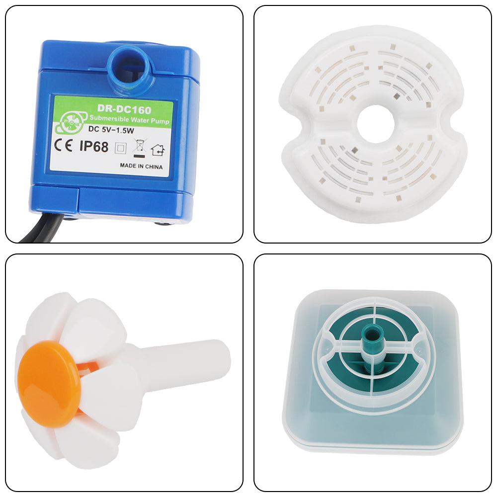 USB Charging For Water Cat Drinking Fountain Pet Dispenser