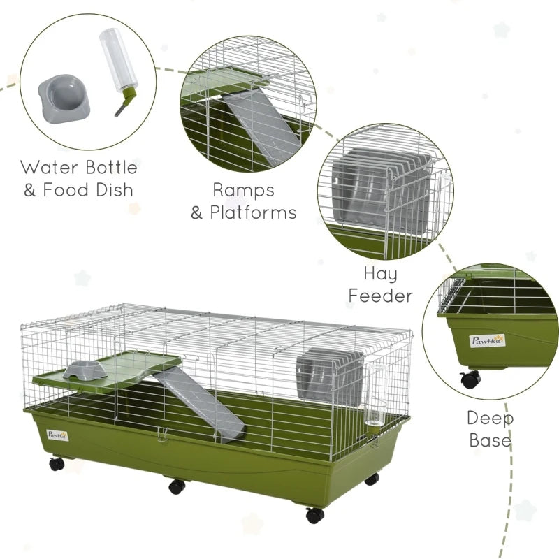 47 Small Animal Cage Chinchilla Guinea Pig Hutch Pet House