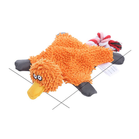 Pet Toy Donkey Shape Corduroy Chew For Dogs Puppy Squeaker Squeaky