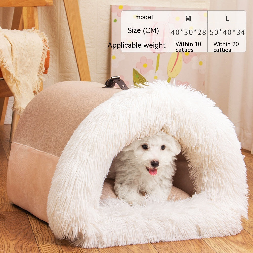 New Splice Portable Pet Nest Autumn And Winter Warm Dog