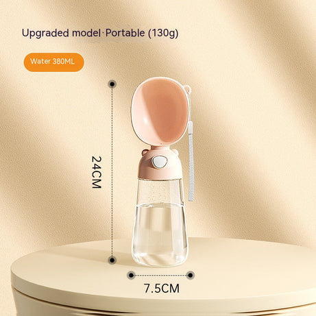 Portable Dog Water Bottle Food And Container For Pet Pets Feeder