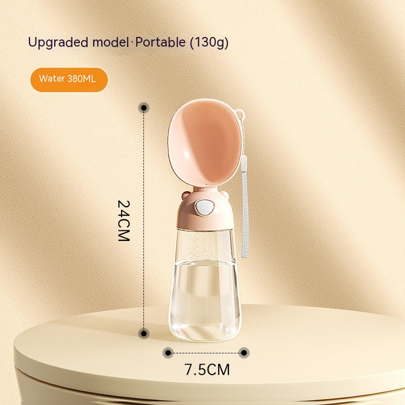 Portable Dog Water Bottle Food And Container For Pet Pets Feeder