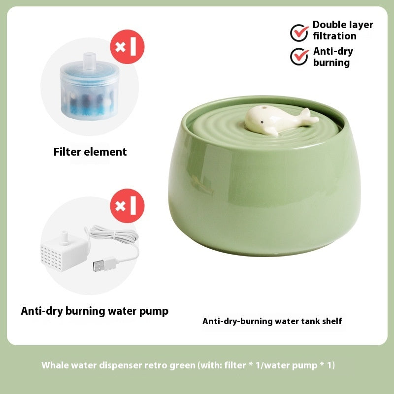 Cat Ceramic Automatic Circulating Filter Water Dispenser