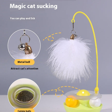Cat Interactive Toy Funny Tumbler Kitten Exercise Catching Leaky