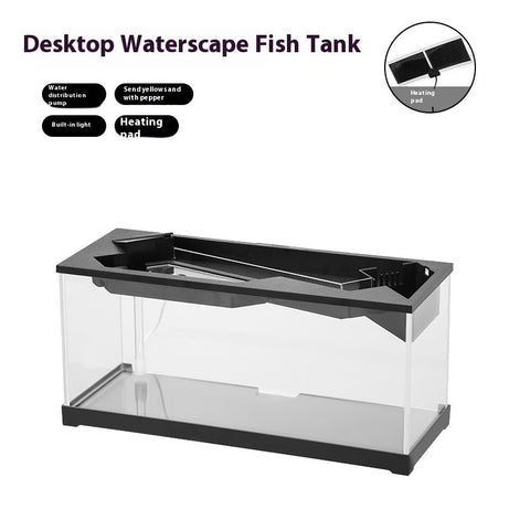 Acrylic Filter Circularly Heating Lighting Integrated Lazy Aquarium