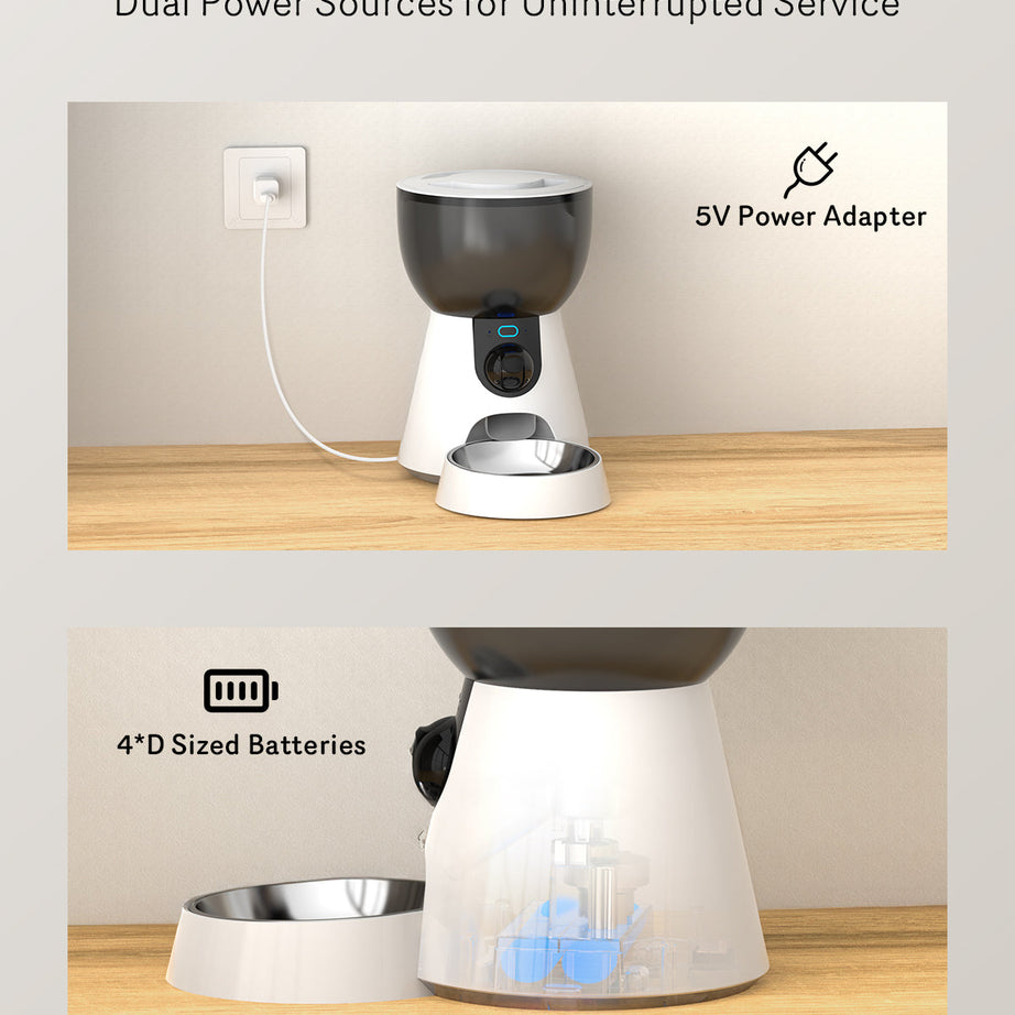 Automatic Cat Feeder With Camera 1080p Hd Video Night Vision 5g