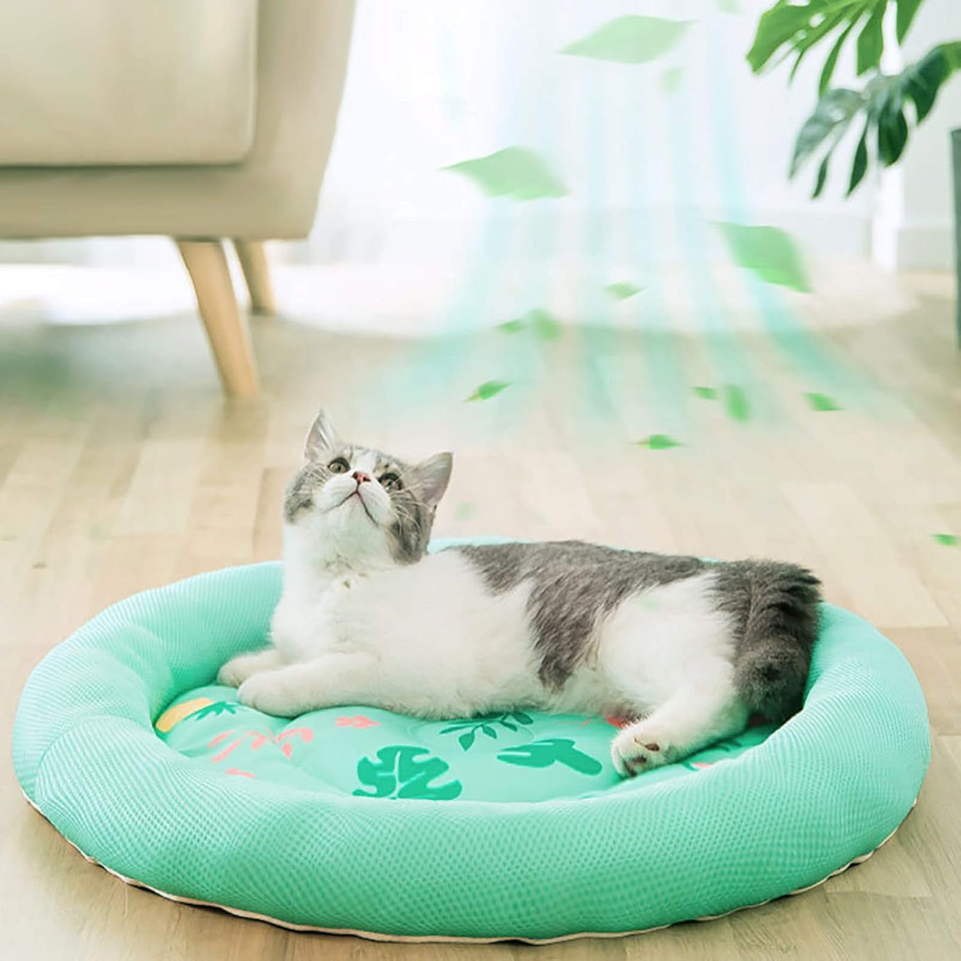 Cooling Dog Bed Soft Summer Ice Pet Pad Cushion For Small Sleeping