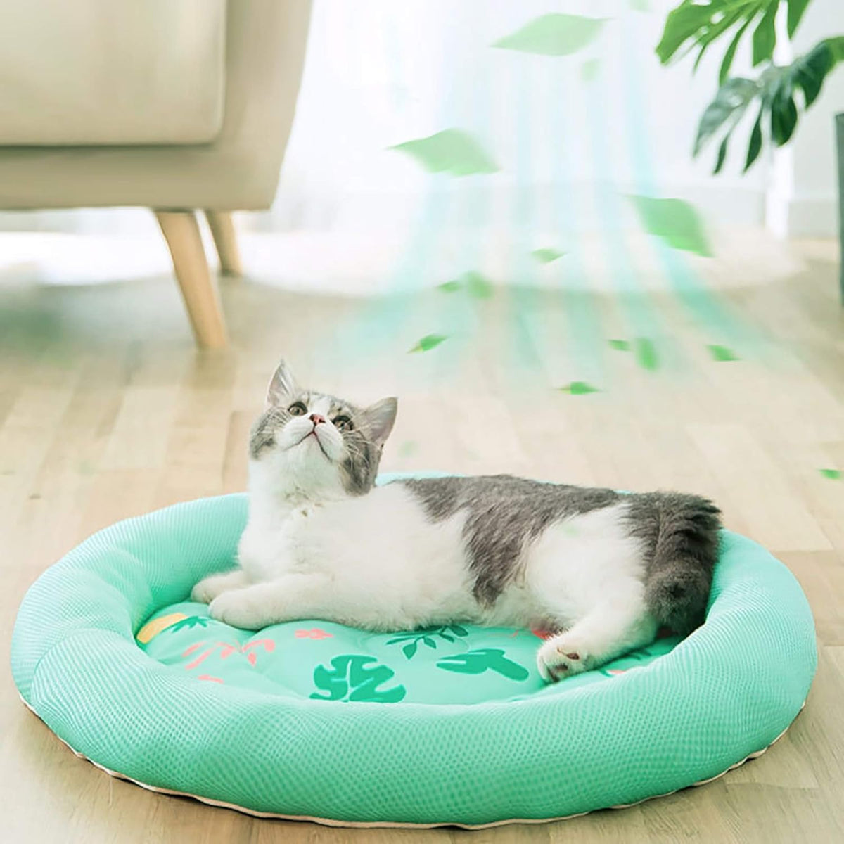 Cooling Dog Bed Soft Summer Ice Pet Pad Cushion For Small Sleeping