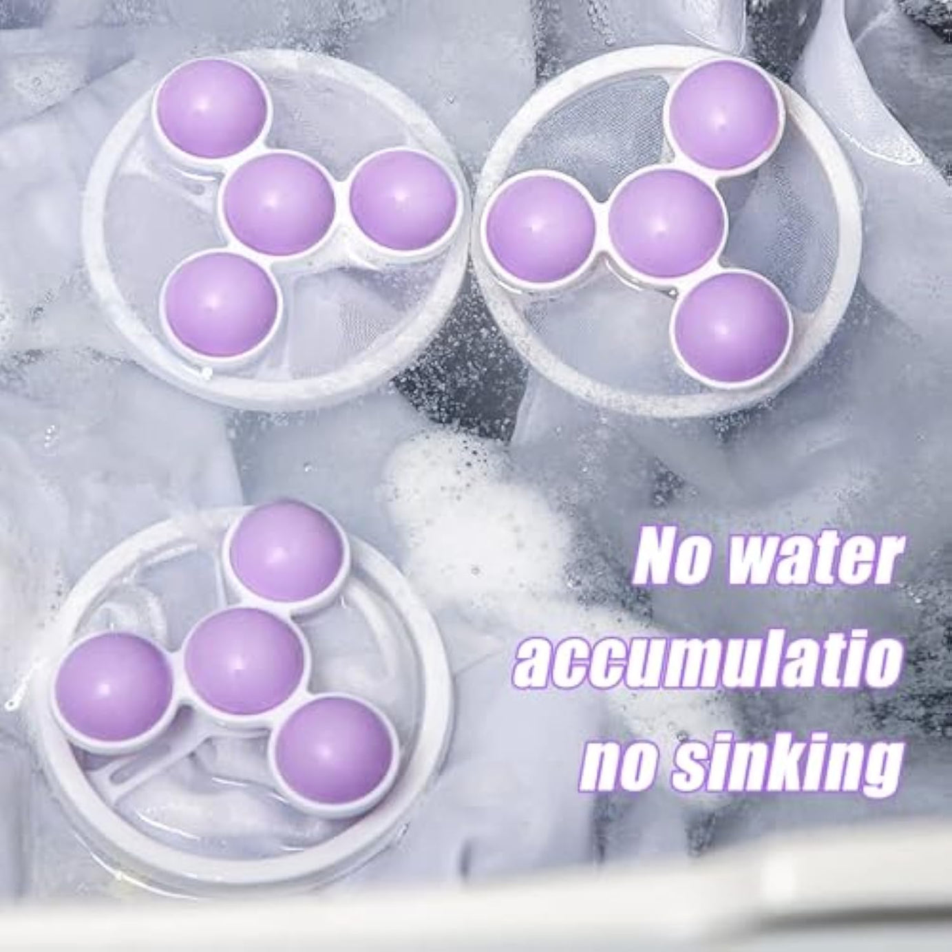 3pcs Floating Hair Filtering Mesh Removal Pet Lint Removers