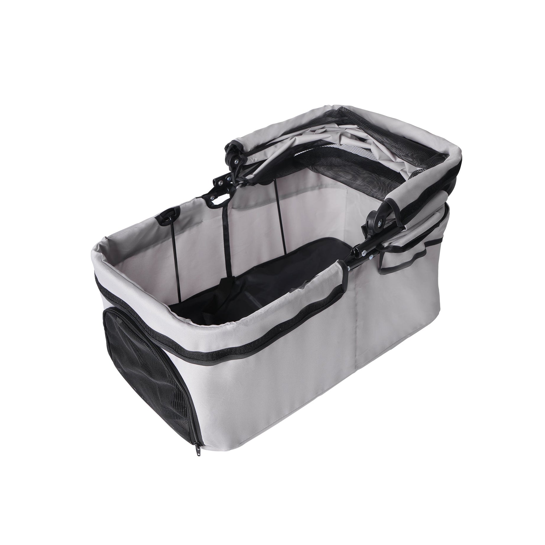 4-wheel Foldable Pet Stroller For Small Dogs Cats 360 Rotating