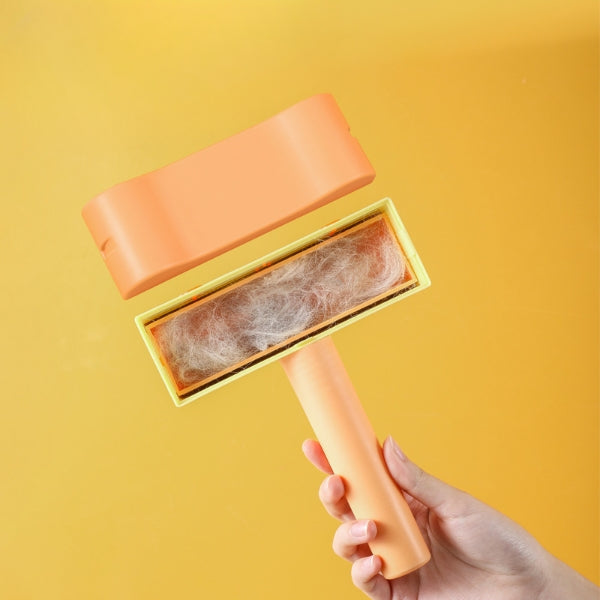 New Pet Hair Roller Remover Lint Brush 2-way Dog Cat Comb Tool