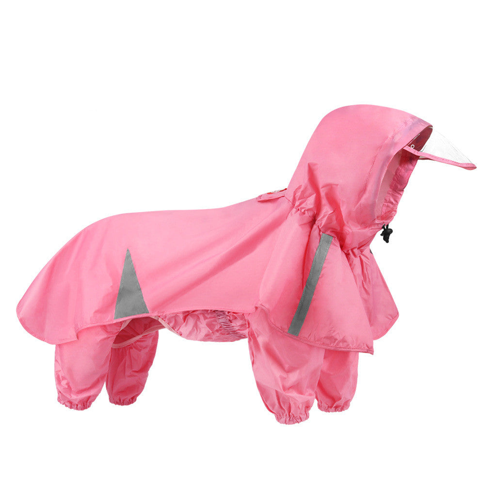 Pet Fashion Personalized Cloak Hooded Raincoat