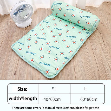 Dogs Mat Cooling Summer Pad For Cat Blanket Sofa Breathable Pet Dog