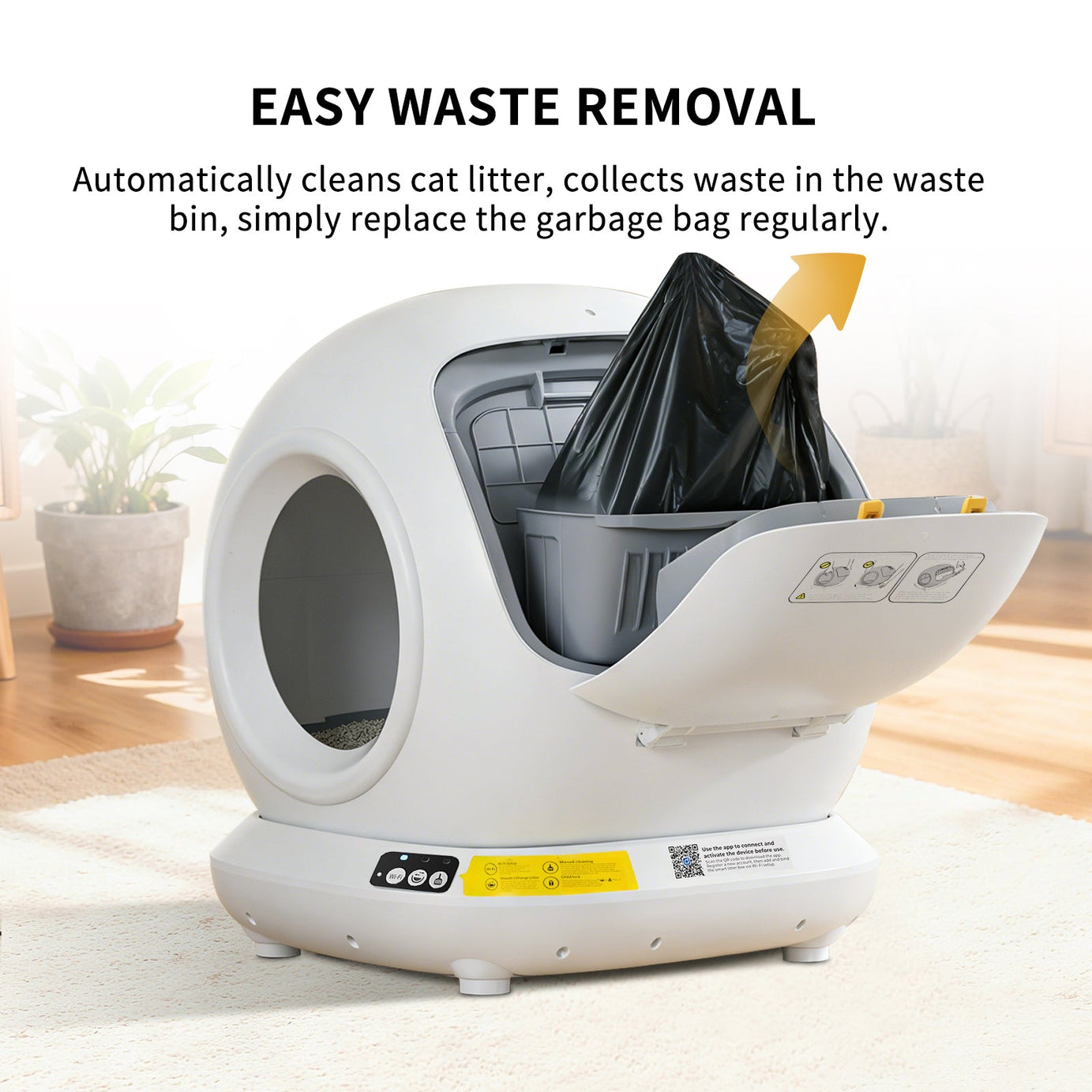 Only Self Pickup---fully Automatic Cat Litter Box