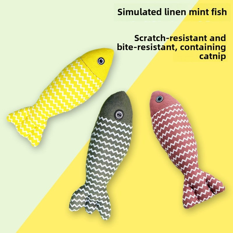 Pet Mint Fish Toy Three Colors Are Randomly Issued Shovel Officials