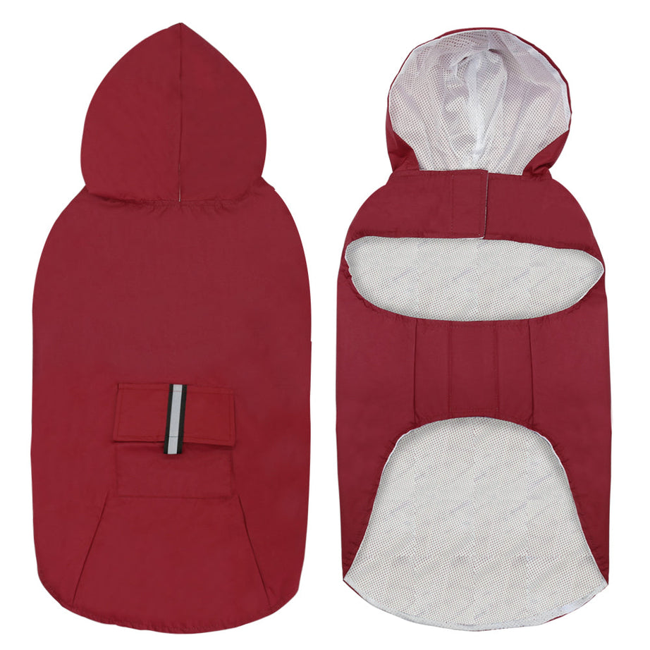 Pet Large Dog Raincoat Waterproof Big Clothes Outdoor Co