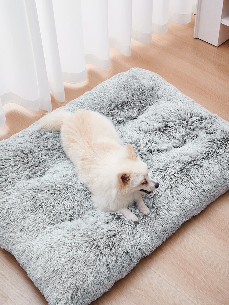 Dog Bed Mats Washable Large Sofa Portable Pet Kennel Long Plush
