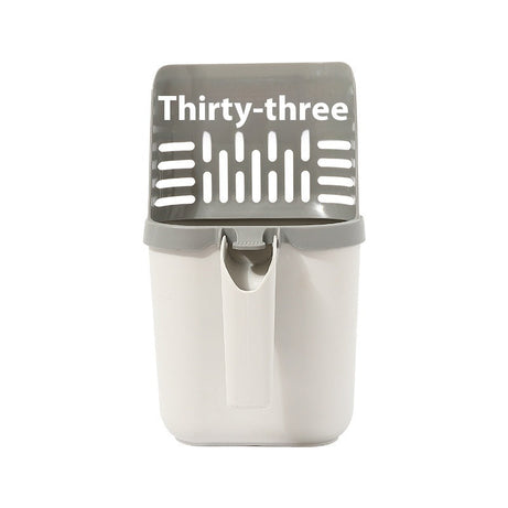 Large Capacity Integrated Cat Litter Scoop Shit Trash Can Shovel