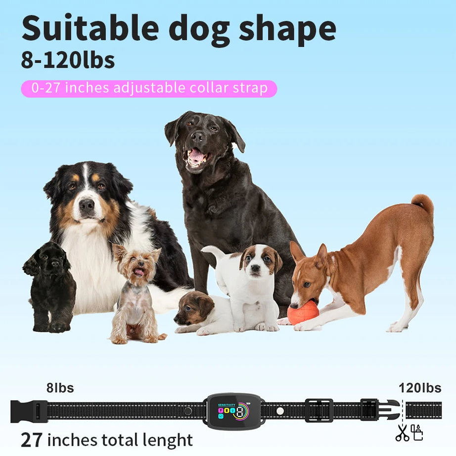 Smart Automatic Anti Barking Dog Collar Rechargeable Bark Stopper