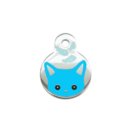 Pet Dog Brand Cute Cartoon Cat And Fish Printed Necklace Pendant