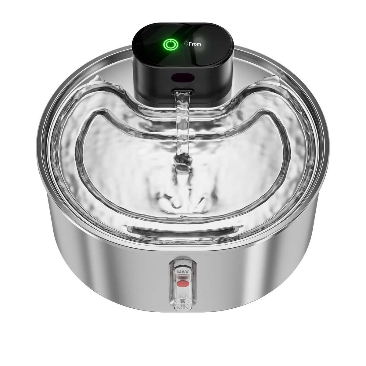 Smart Pet Water Fountain Wireless Cat Dispenser Stainless Steel