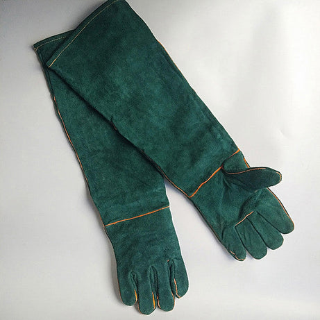 Multi-function Anti-bite Safety Gloves Ultra Long Leather Pets Grip
