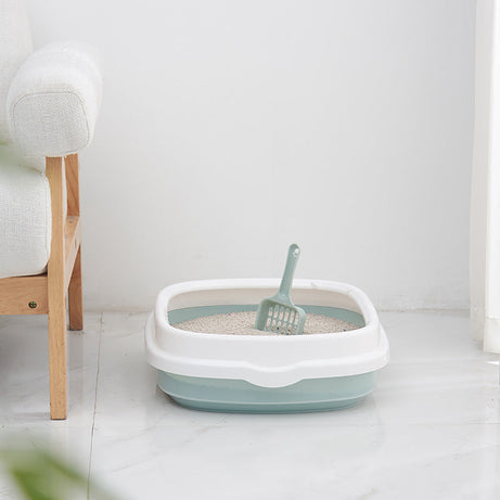Pet Toilet Cat Litter Box With Scoop High Quality Anti-splash Dog