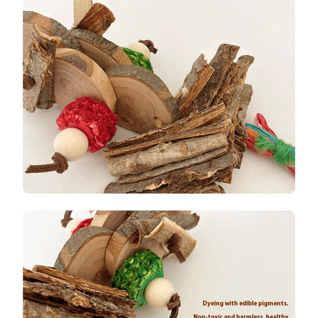Parrot Bird Bite Toy String Relieving Stuffy Decorative Color