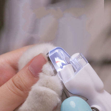 Pet Nail Clippers Dog Cat LED Electric Grinder Pet Supplies Light