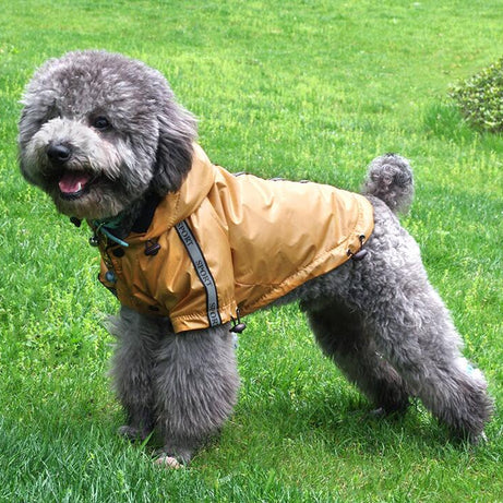 Waterproof Hooded Warm Pet Dog Raincoat