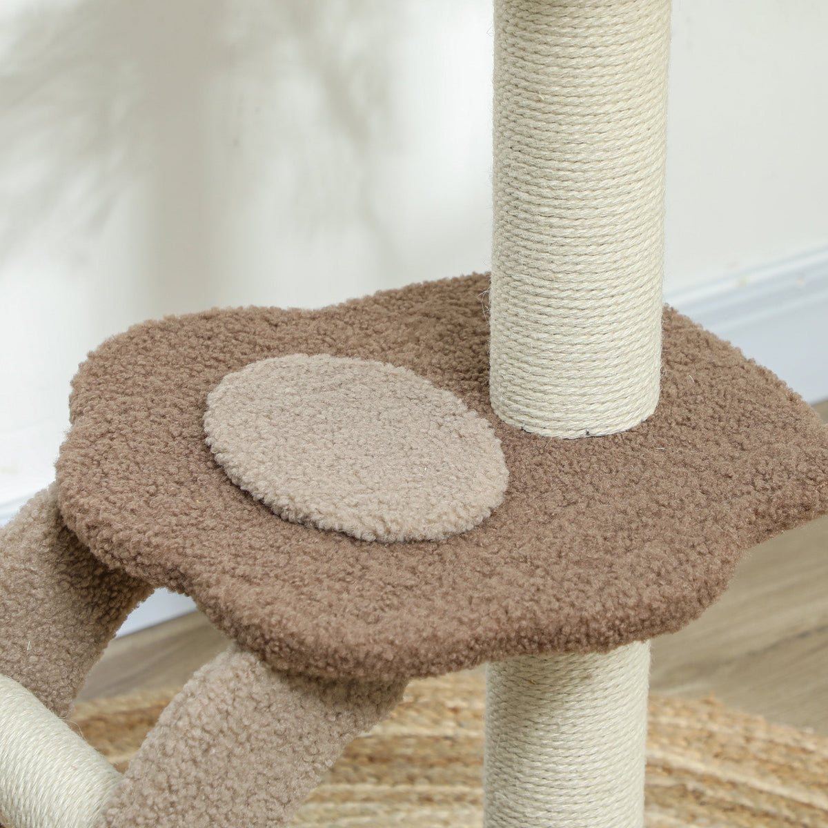 Cat Tree For Indoor Cats 88cm Tower With Sisal Scratching Post