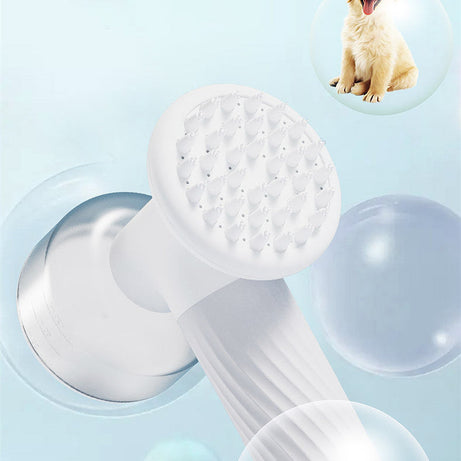 Automatic Foaming Dog Cat Bath Brush Shampoo With Soap Dispenser