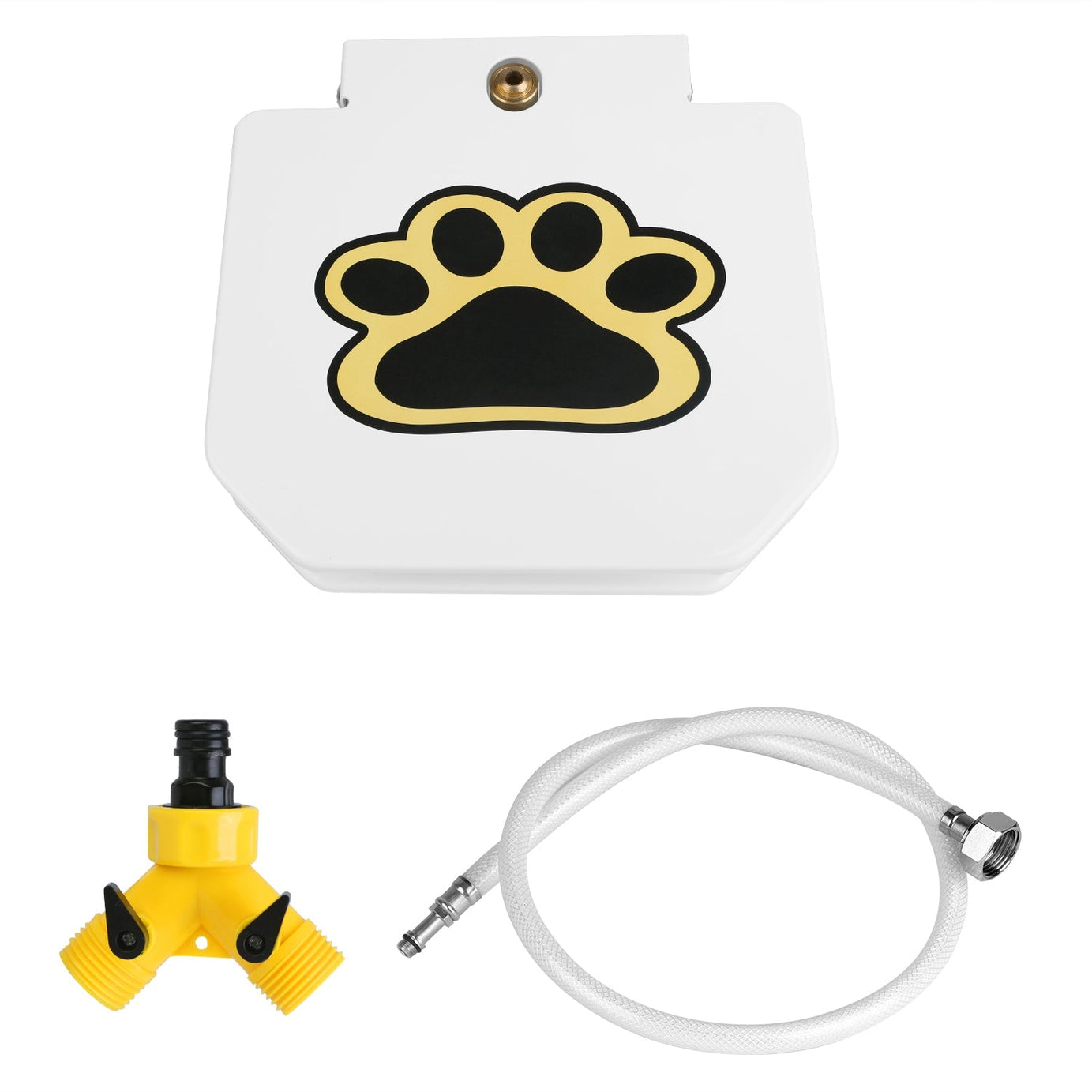 1pc Dog Water Fountain Outdoor Pet Dispenser Step-on Activated