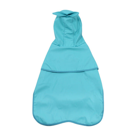 Transparent Brim Waterproof Pu Dog Raincoat