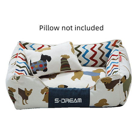 Dog Cat Bed Creativity Of Removable And Washable Large Mat Pet