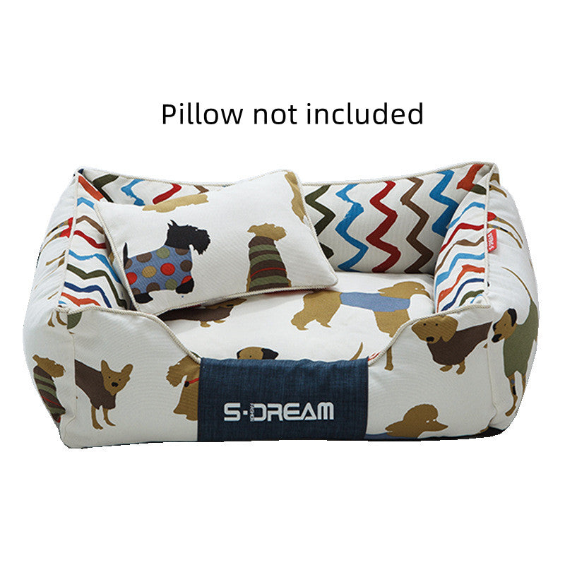 Dog Cat Bed Creativity Of Removable And Washable Large Mat Pet