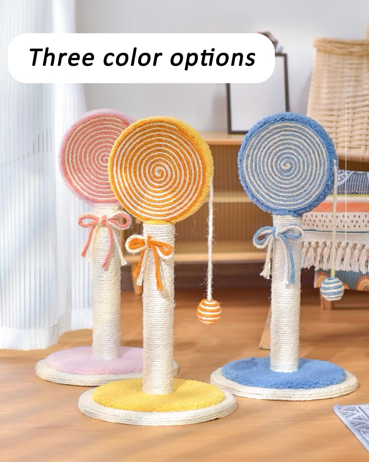 Cat Scratching Post Cute Kittens Scratch Posts With Hanging Ball