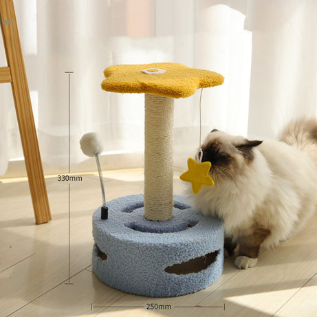 Kitten Cat Climbing Frame Small Scratching Post Sisal Board