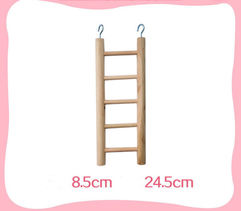Parrot Bird With Toy Supplies Swing Ring Aerial Ladder Climbing