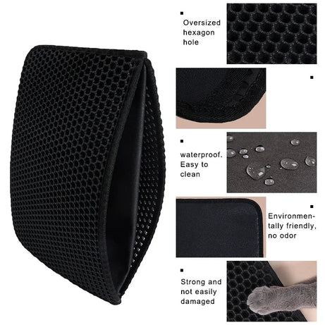 Cat's Essentials Pet Cat Litter Pad Waterproof Eva Double Layer Pet